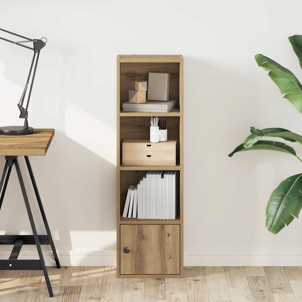 Bookcase Artisan Oak 31x24x102 cm Engineered Wood