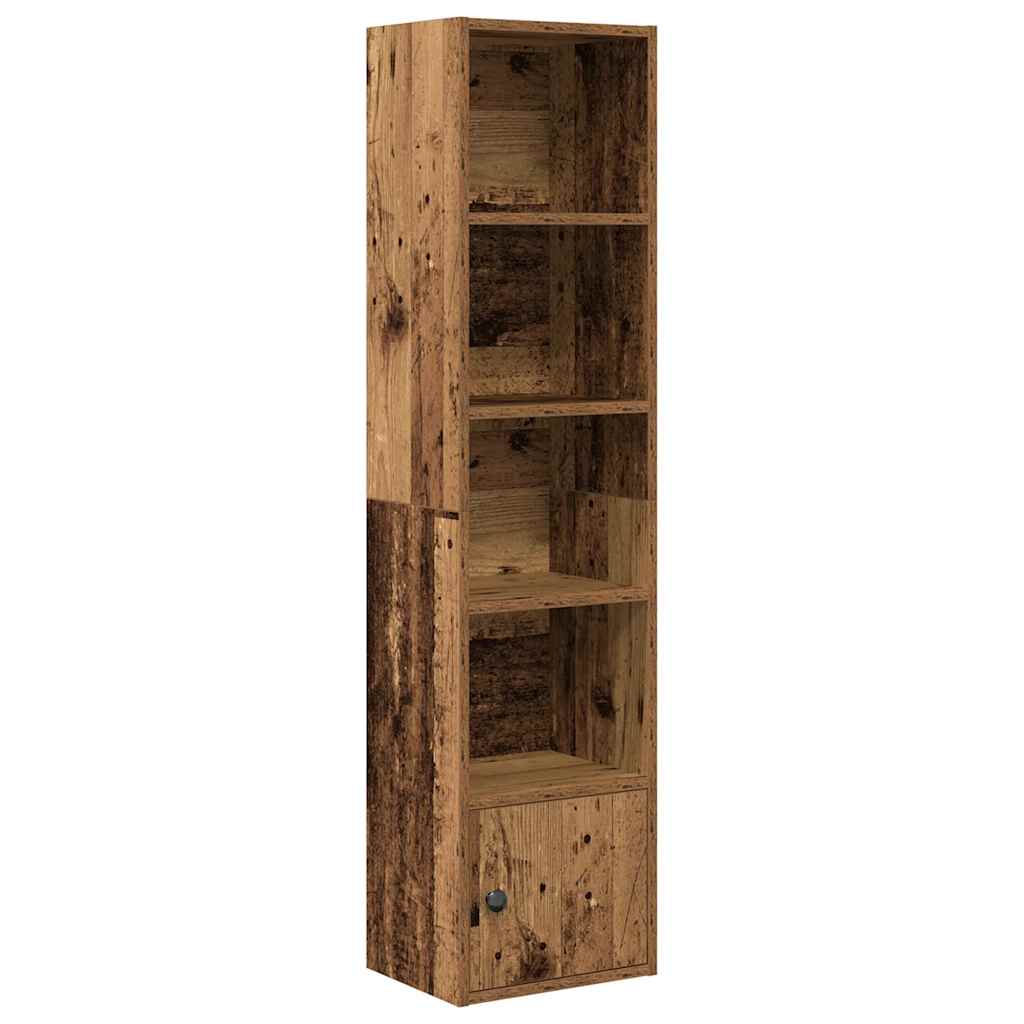 Bookcase Old Wood 31x24x127 cm Engineered Wood