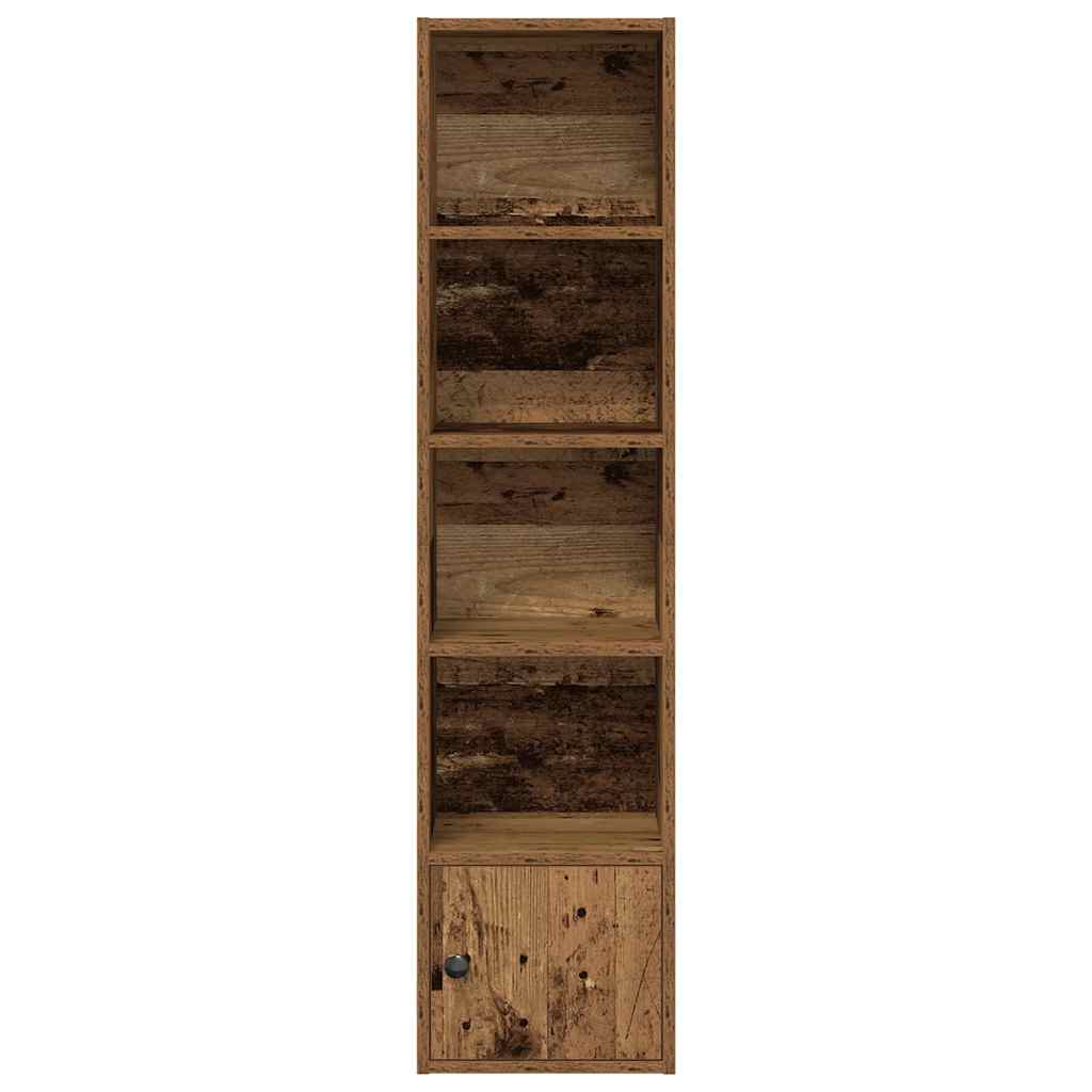 Bookcase Old Wood 31x24x127 cm Engineered Wood