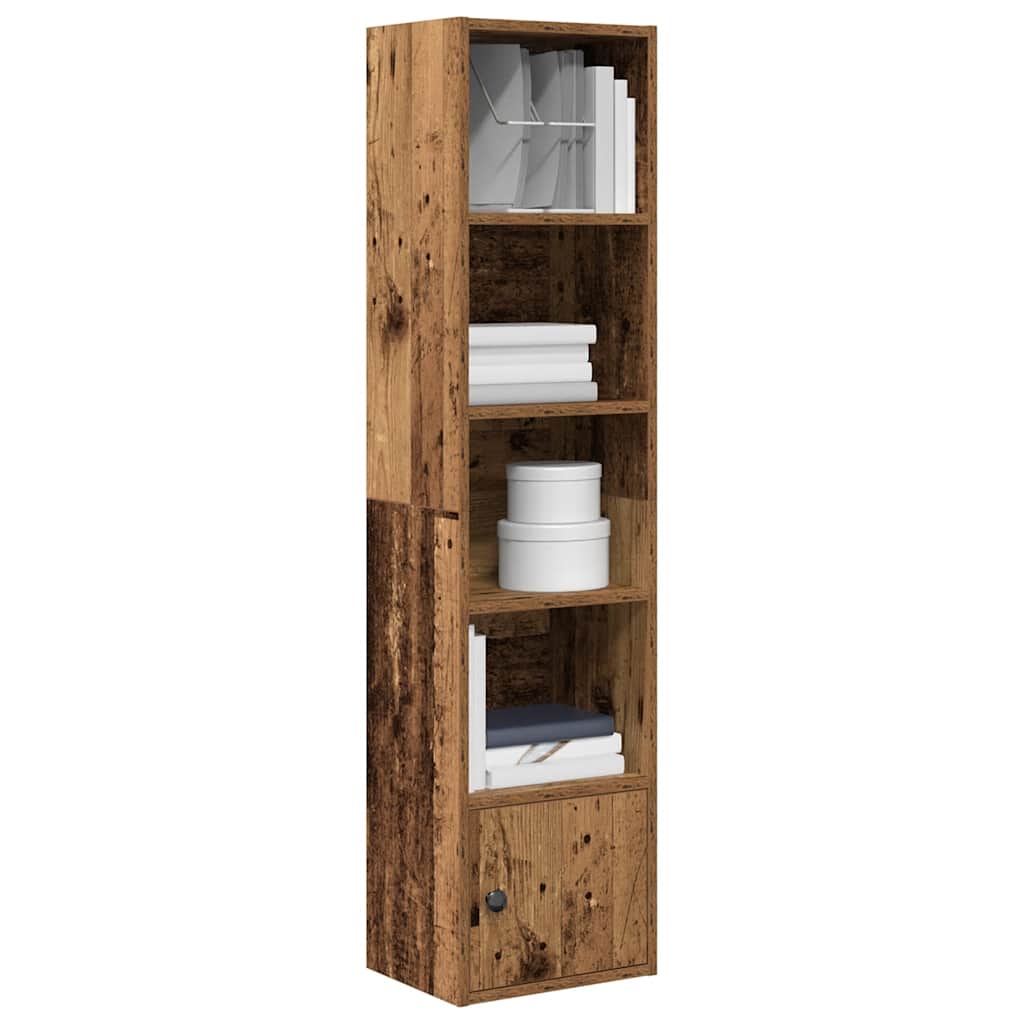 Bookcase Old Wood 31x24x127 cm Engineered Wood