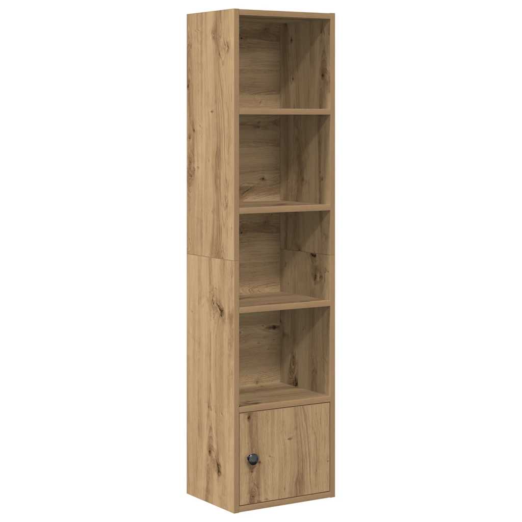 Bookcase Artisan Oak 31x24x127 cm Engineered Wood