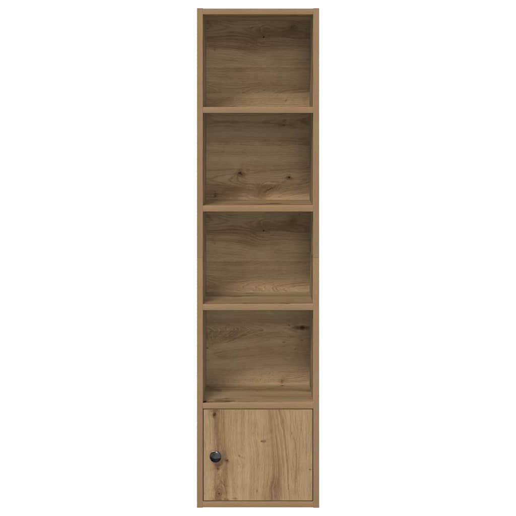 Bookcase Artisan Oak 31x24x127 cm Engineered Wood
