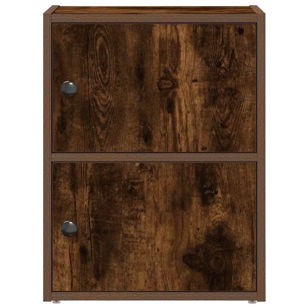 Bookcase Smoked Oak 40x24x52 cm Engineered Wood