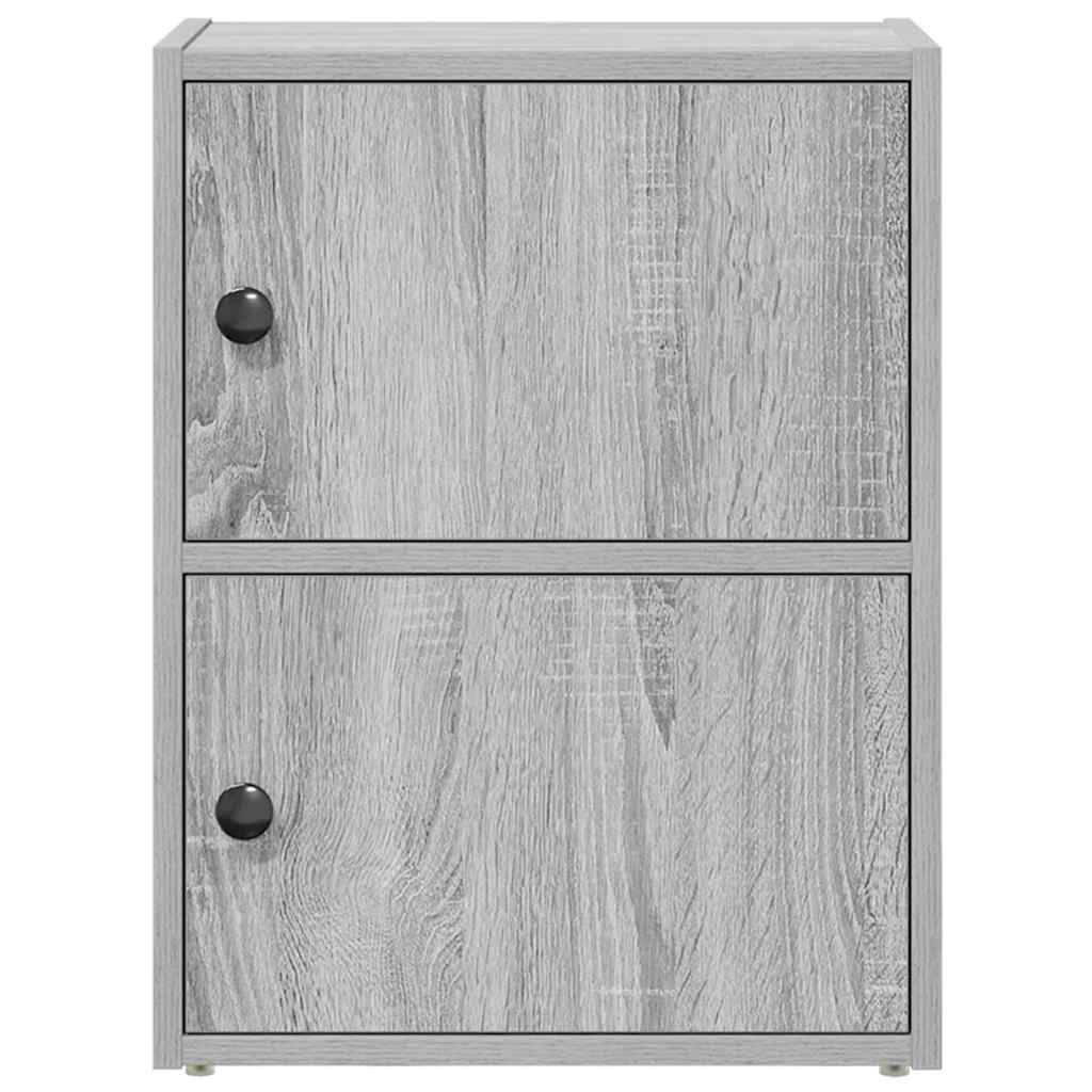 Bookcase Grey Sonoma 40x24x52 cm Engineered Wood