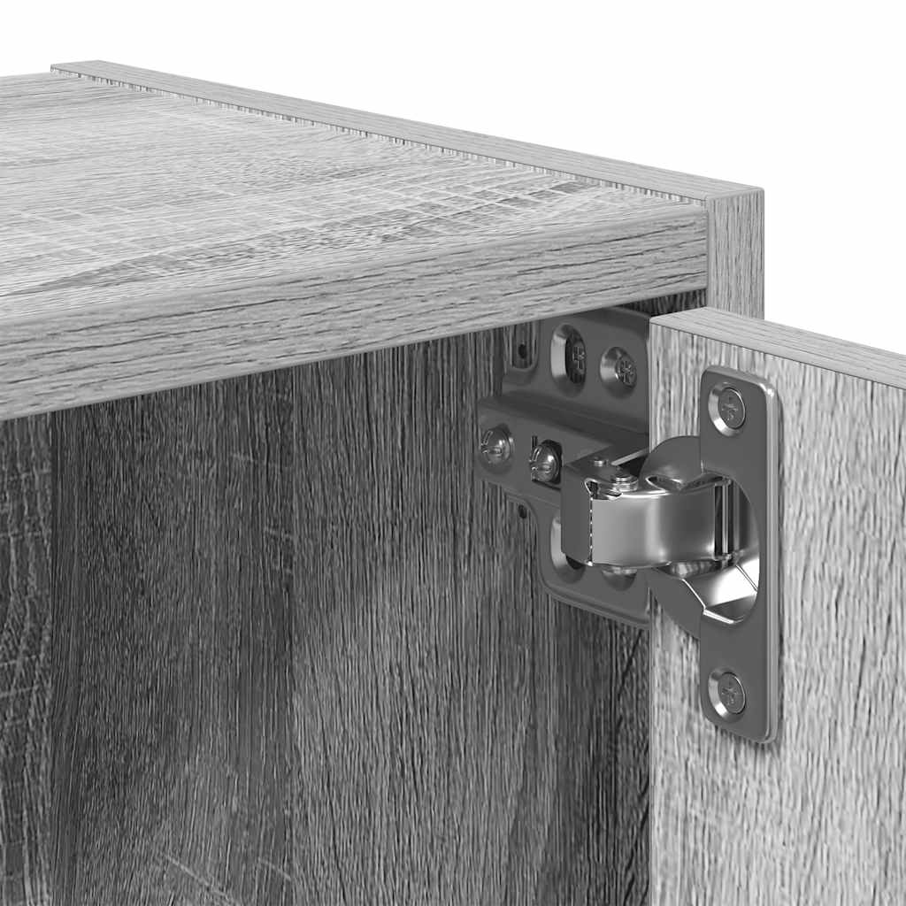 Bookcase Grey Sonoma 40x24x52 cm Engineered Wood