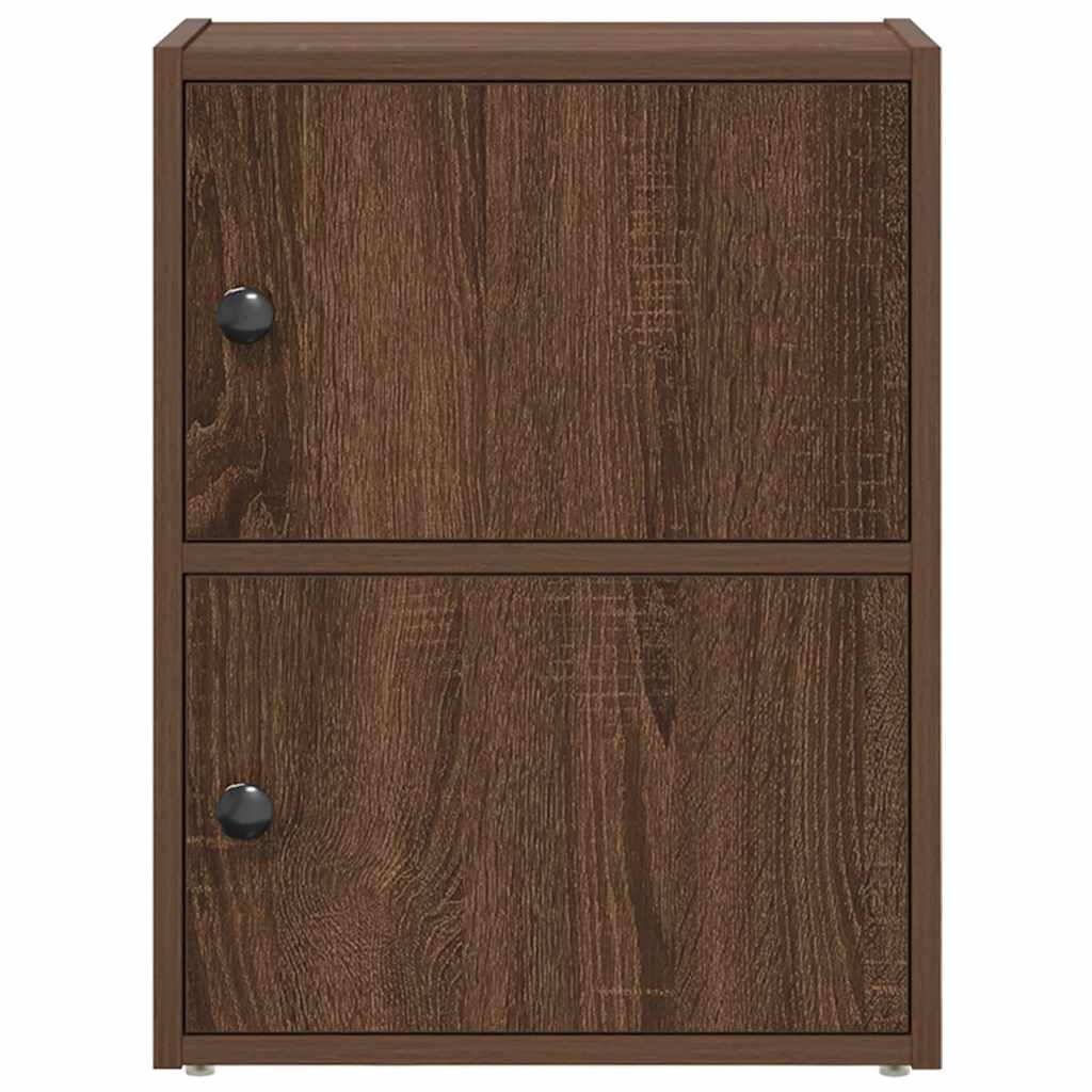 Bookcase Brown Oak 40x24x52 cm Engineered Wood