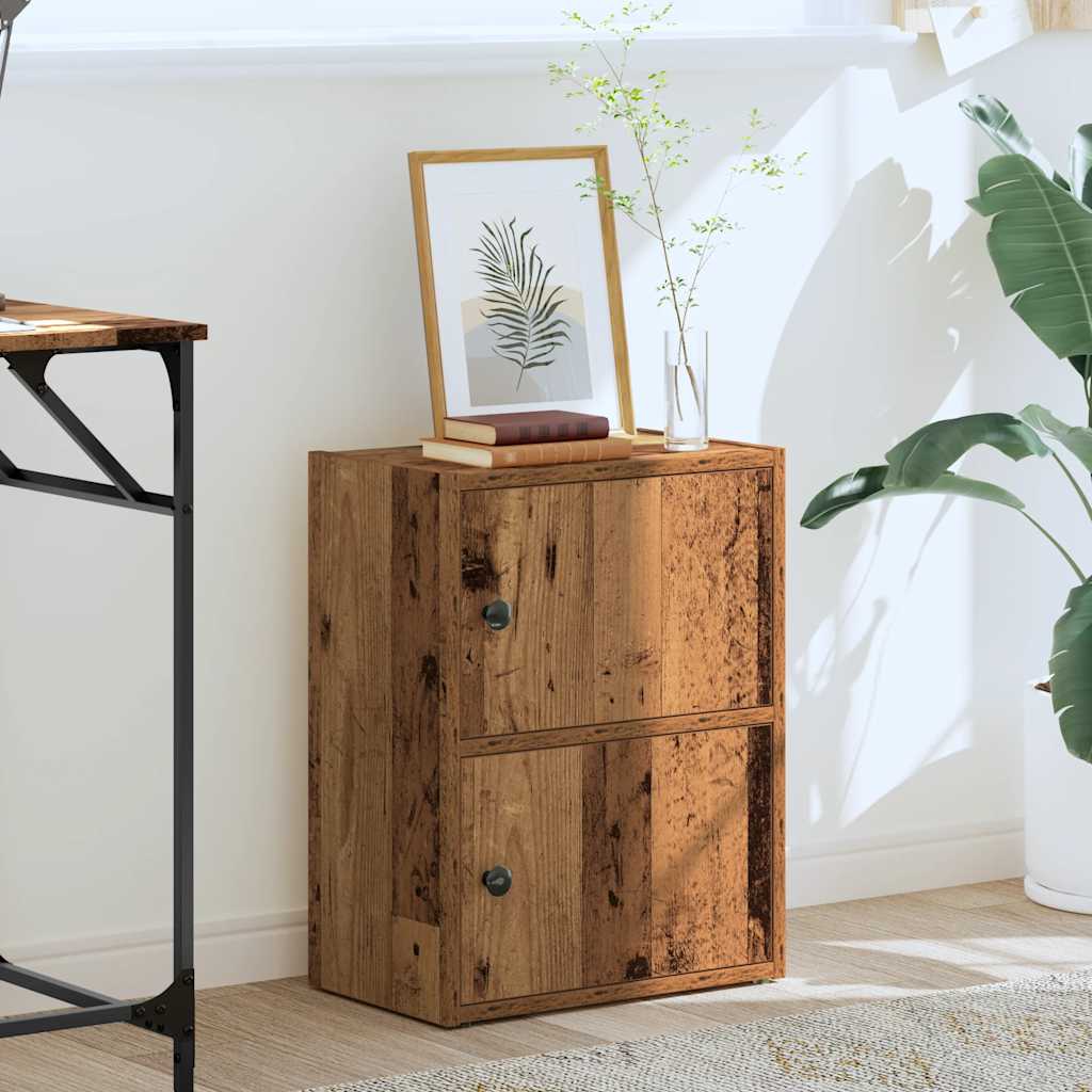 Bookcase Old Wood 40x24x52 cm Engineered Wood