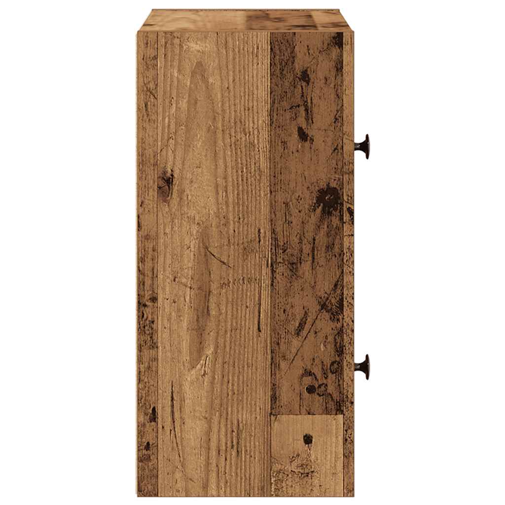 Bookcase Old Wood 40x24x52 cm Engineered Wood