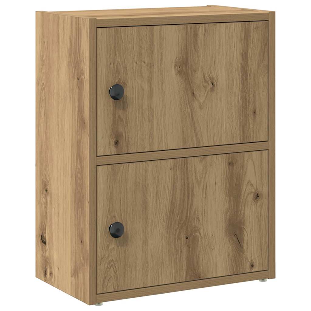 Bookcase Artisan Oak 40x24x52 cm Engineered Wood