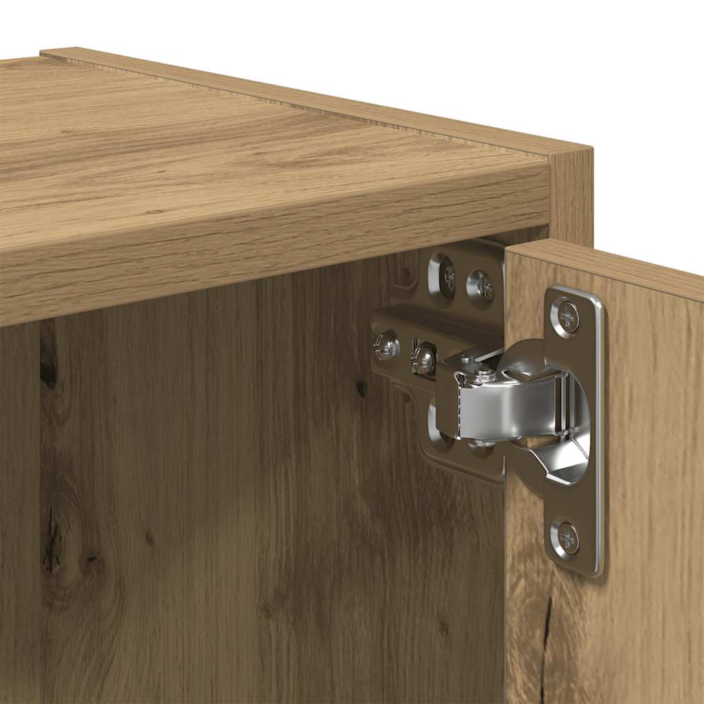 Bookcase Artisan Oak 40x24x52 cm Engineered Wood