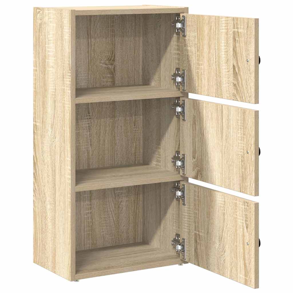 Bookcase Sonoma Oak 40x24x77 cm Engineered Wood
