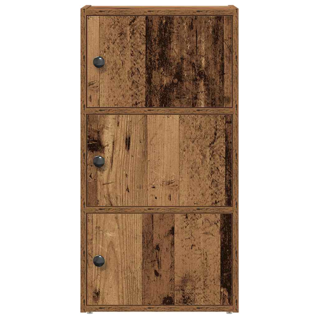 Bookcase Old Wood 40x24x77 cm Engineered Wood