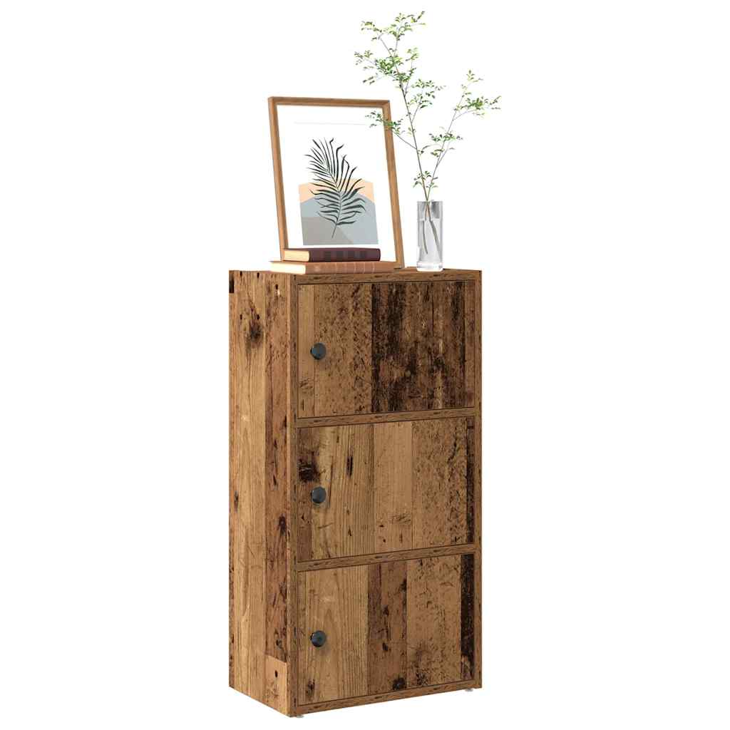 Bookcase Old Wood 40x24x77 cm Engineered Wood