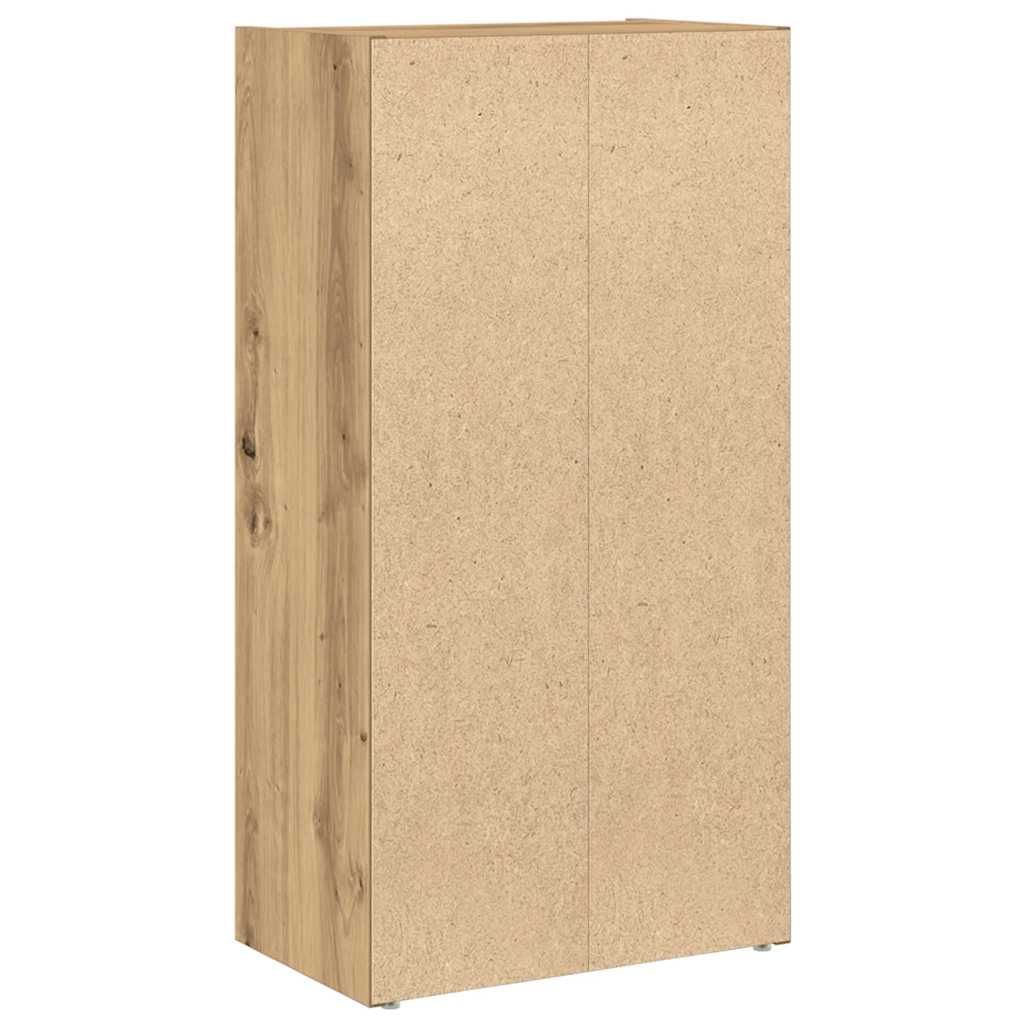 Bookcase Artisan Oak 40x24x77 cm Engineered Wood