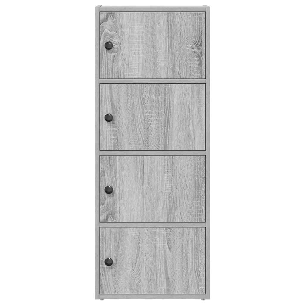 Bookcase Grey Sonoma 40x24x102 cm Engineered Wood