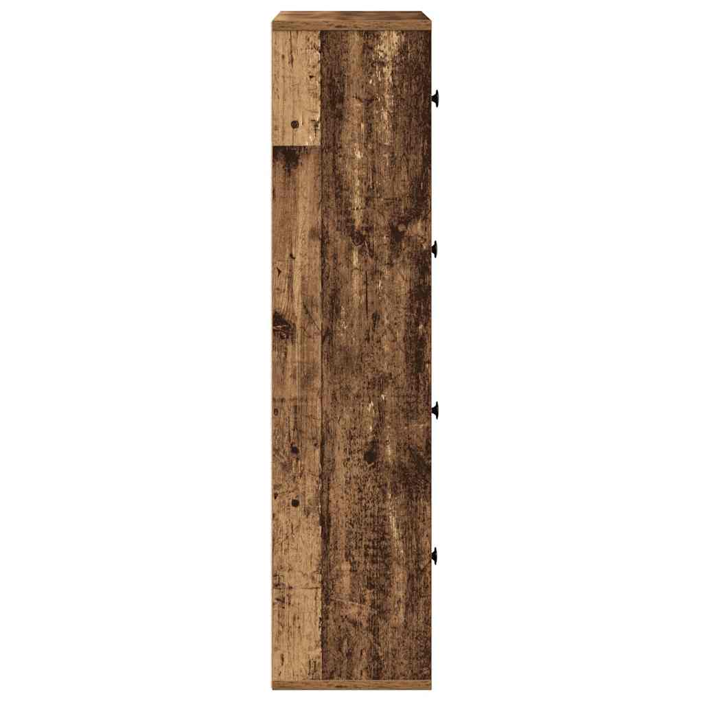 Bookcase Old Wood 60x24x101.5 cm Engineered Wood