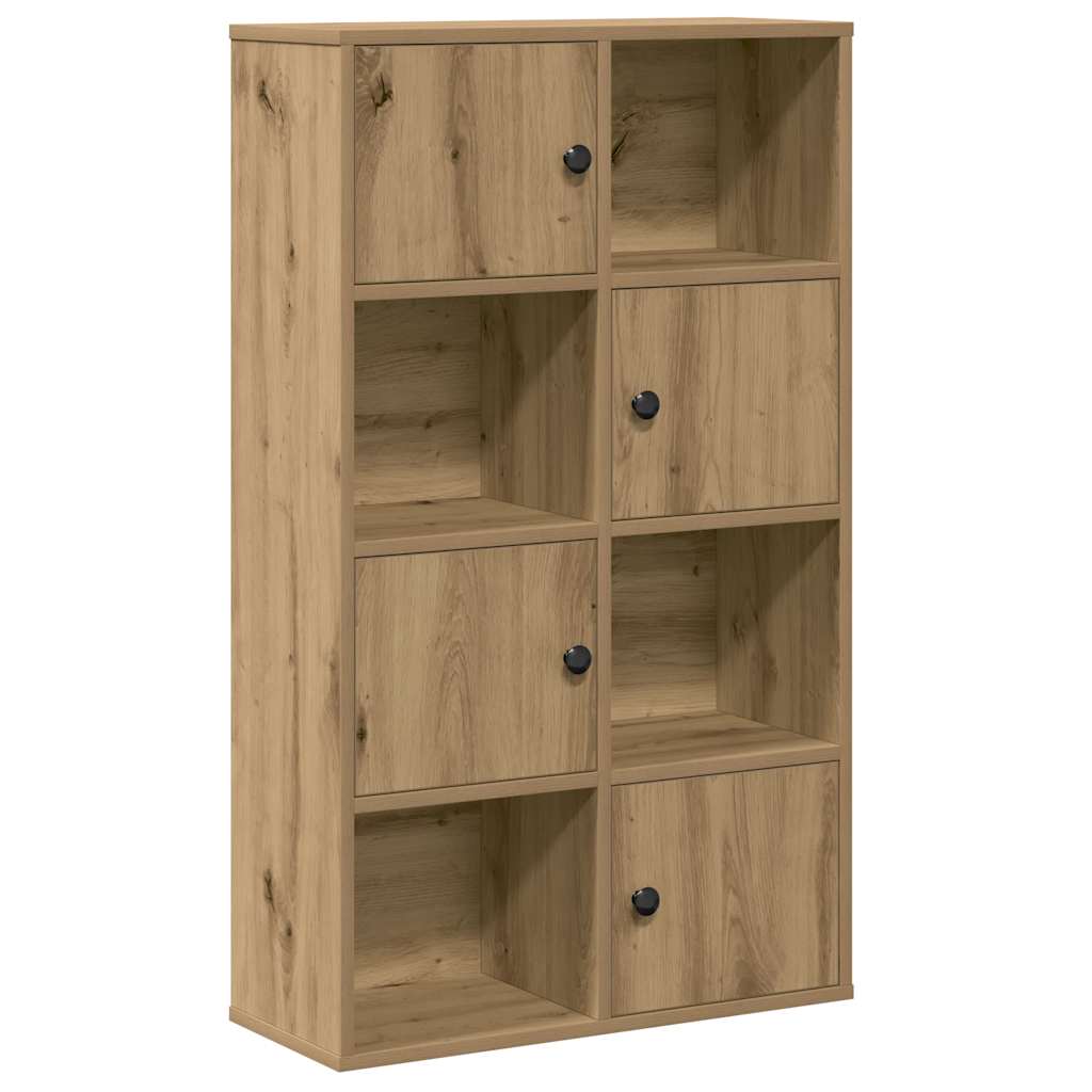Bookcase Artisan Oak 60x24x101.5 cm Engineered Wood