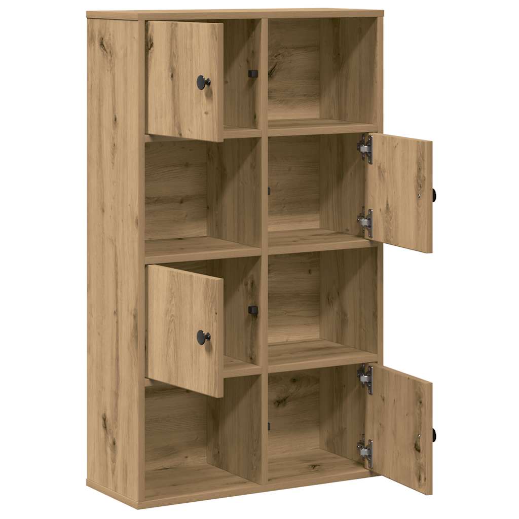 Bookcase Artisan Oak 60x24x101.5 cm Engineered Wood