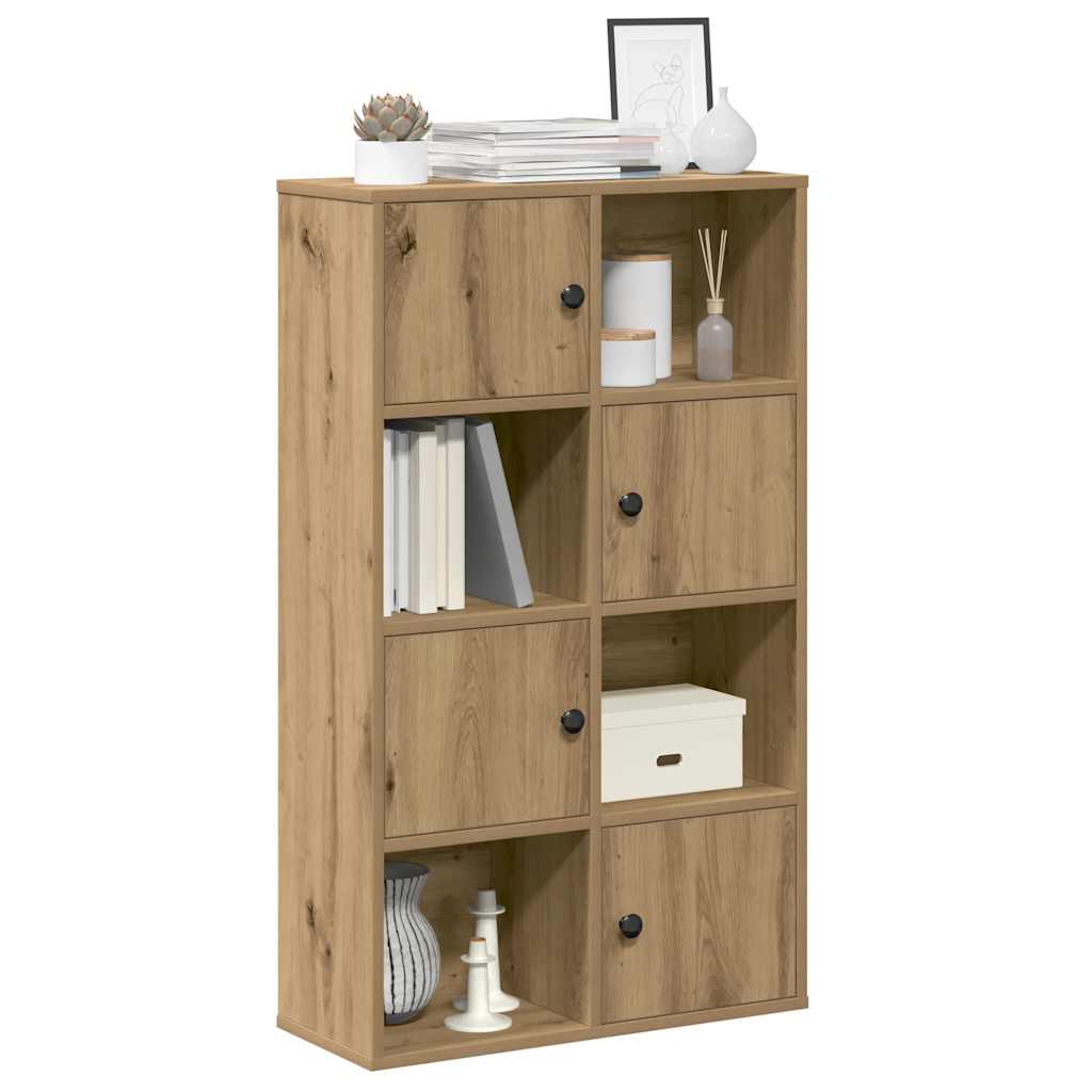 Bookcase Artisan Oak 60x24x101.5 cm Engineered Wood