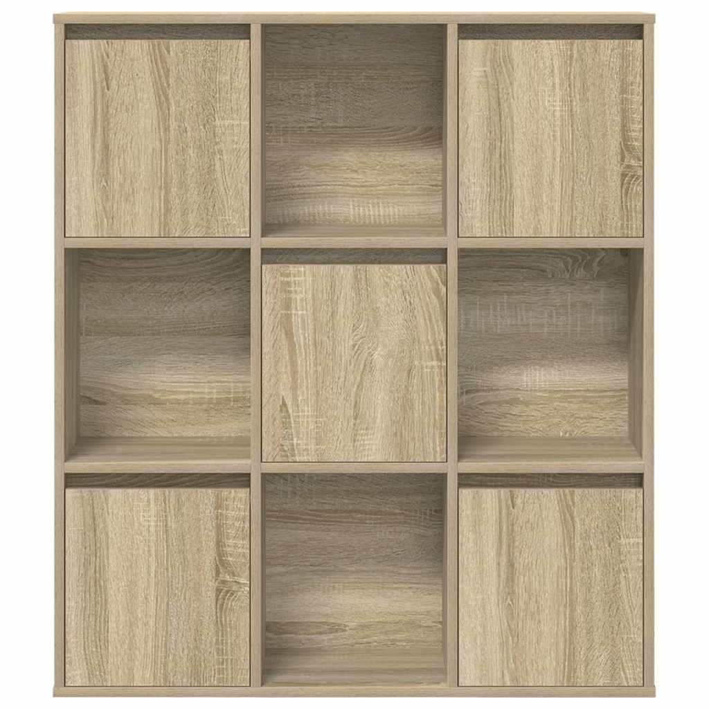 Bookcase Sonoma Oak 89x24x101.5 cm Engineered Wood
