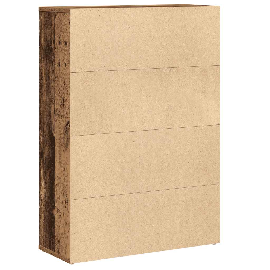 Bookcase Old Wood 60x24x85 cm Engineered Wood