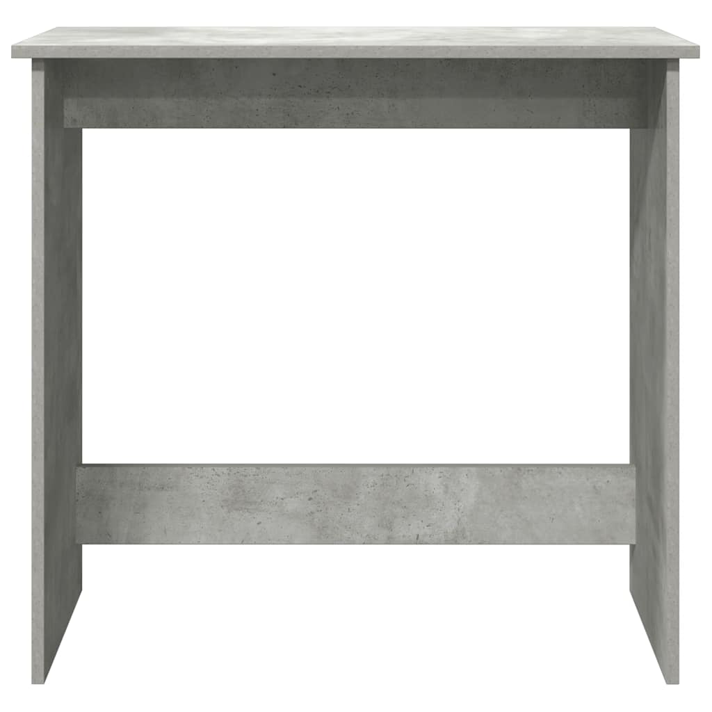 Desk Concrete Grey 80x40x75 cm Engineered Wood