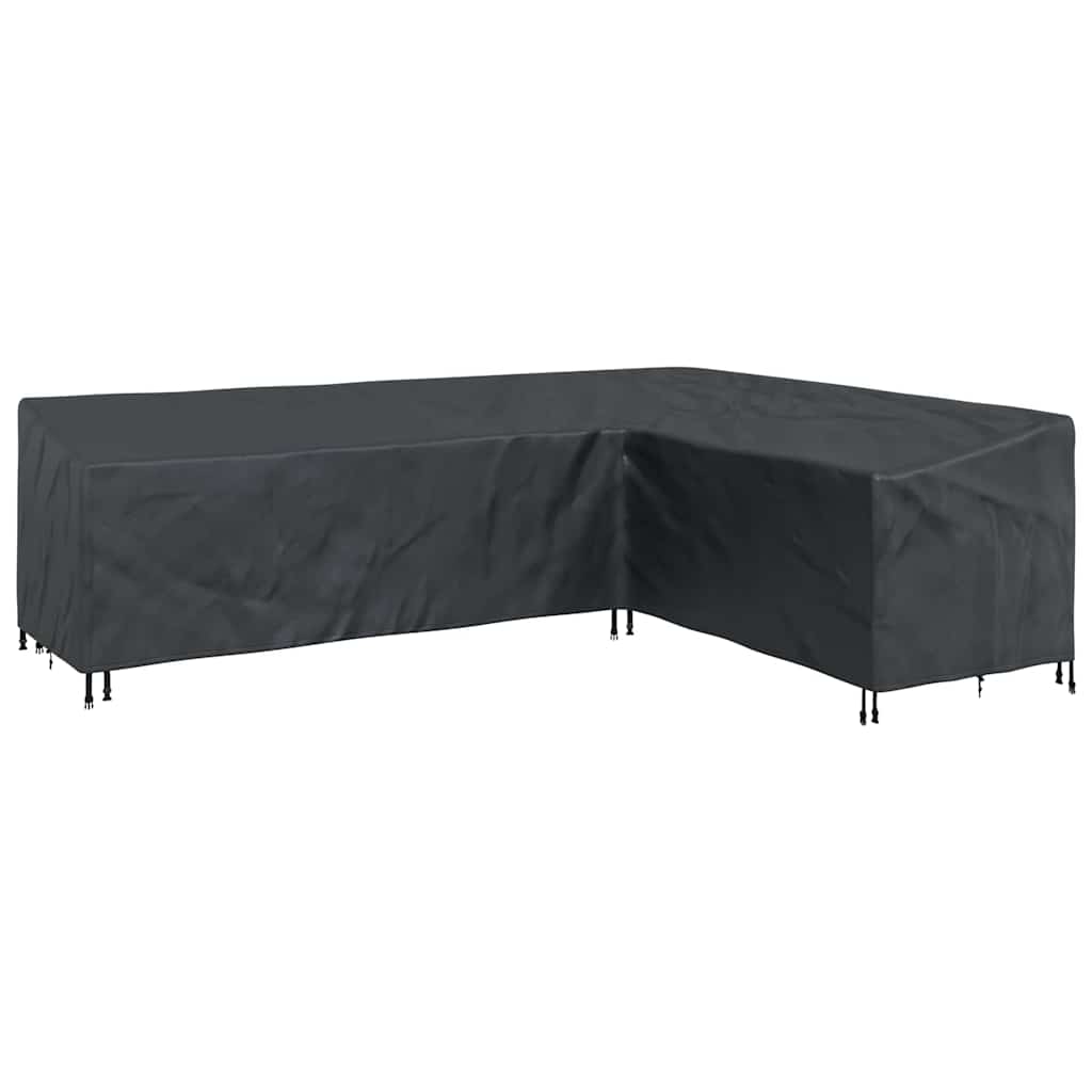 Outdoor Furniture Cover Black 286 x 222 x 80 cm 600D fabric