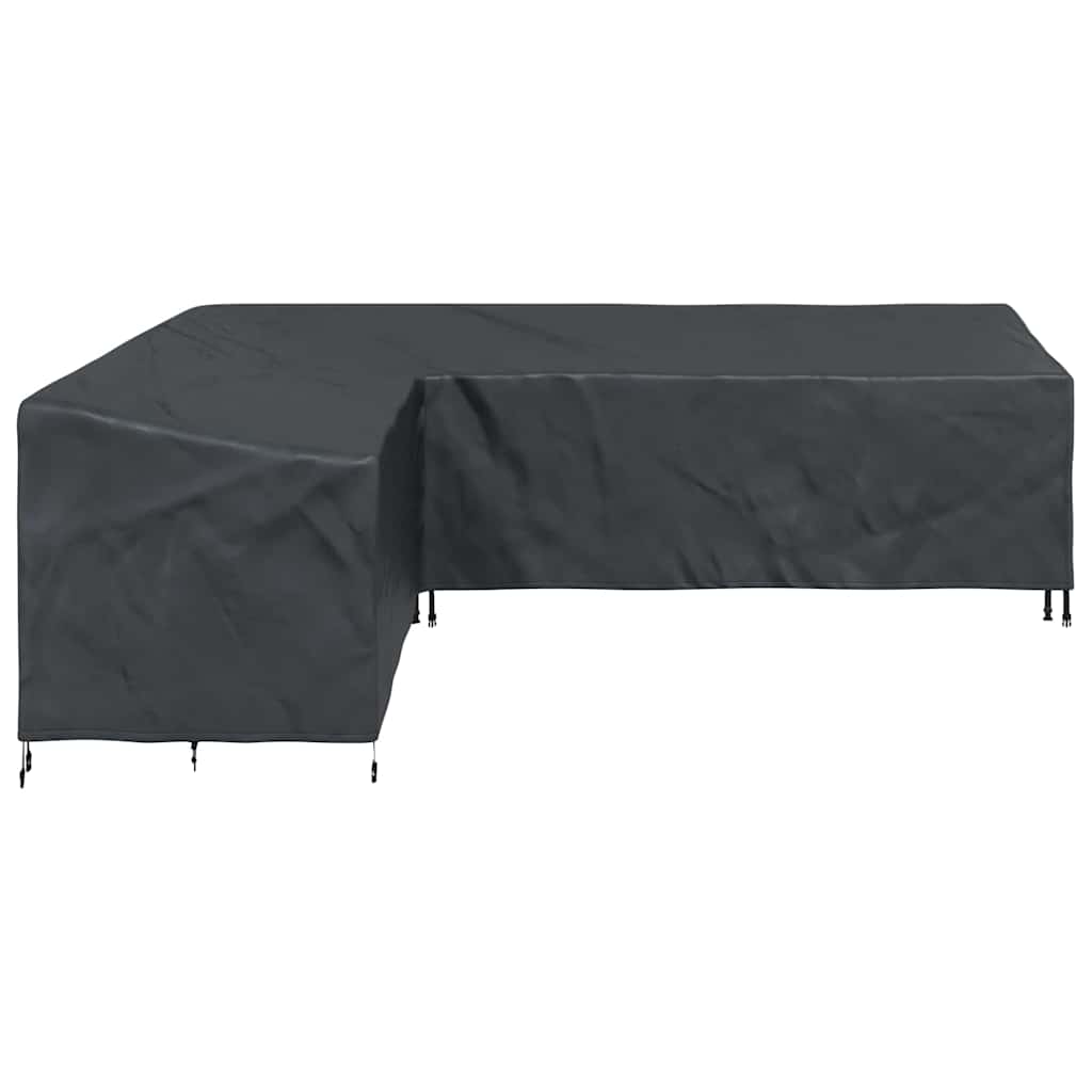 Outdoor Furniture Cover Black 286 x 222 x 80 cm 420D fabric