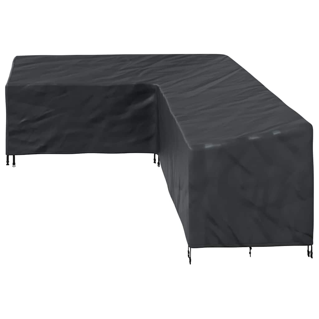 Outdoor Furniture Cover Black 286 x 222 x 80 cm 420D fabric