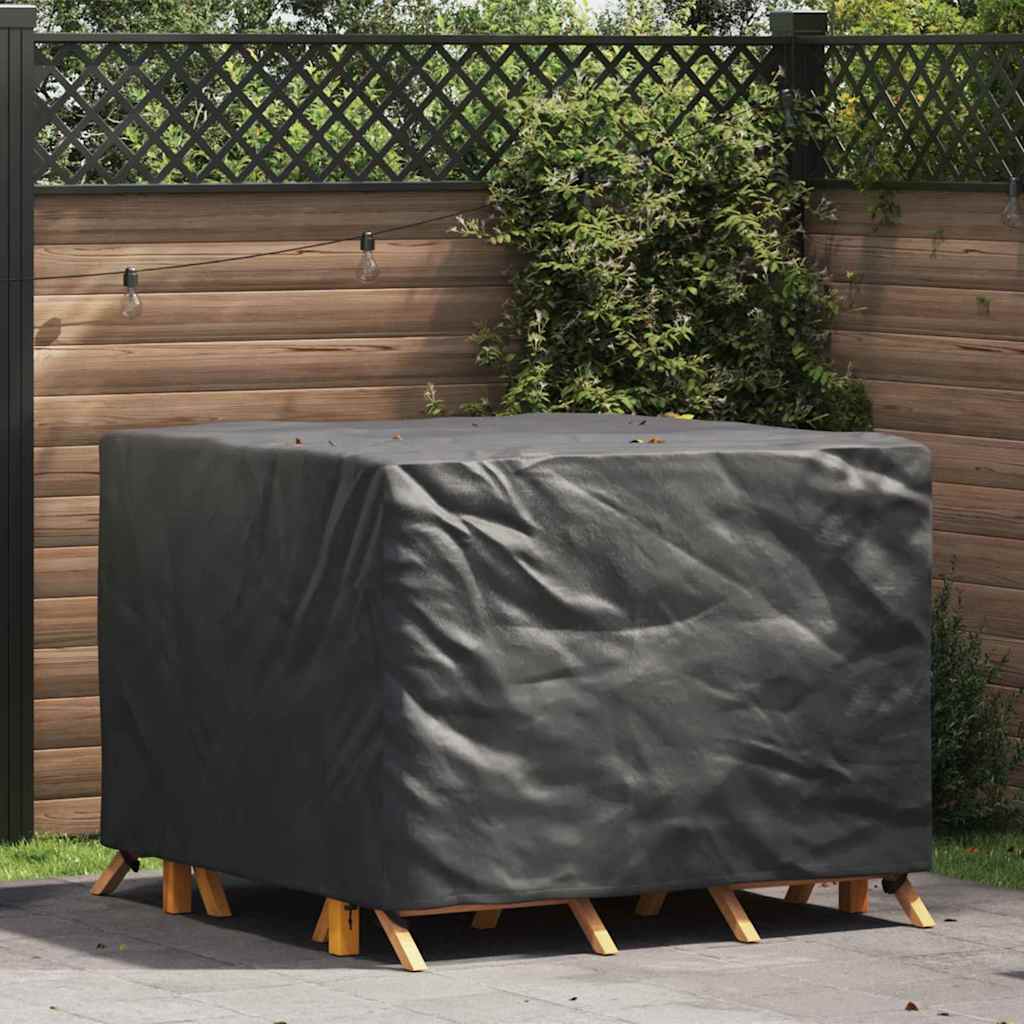 Outdoor Furniture Cover Black 125 x 125 x 74 cm 210D