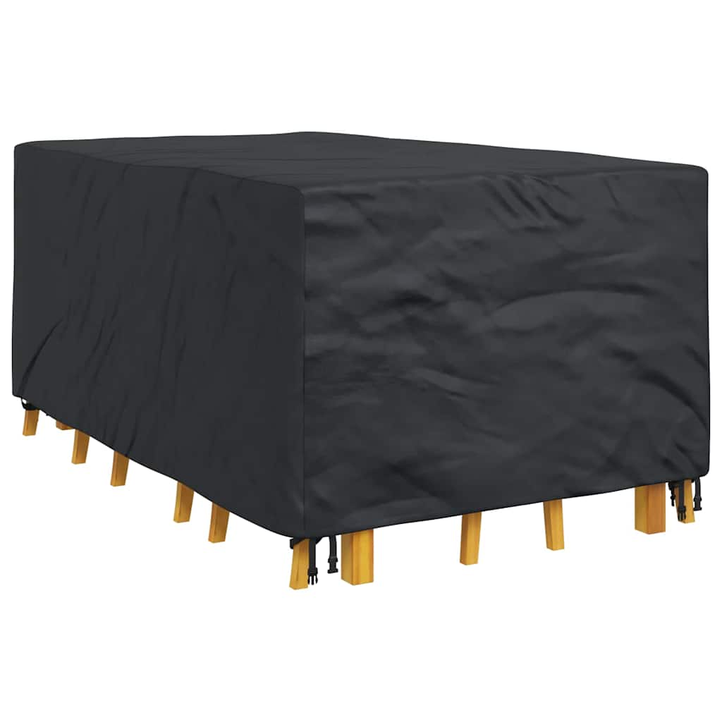 Outdoor Furniture Cover Black 143 x 225 x 90 cm 210D