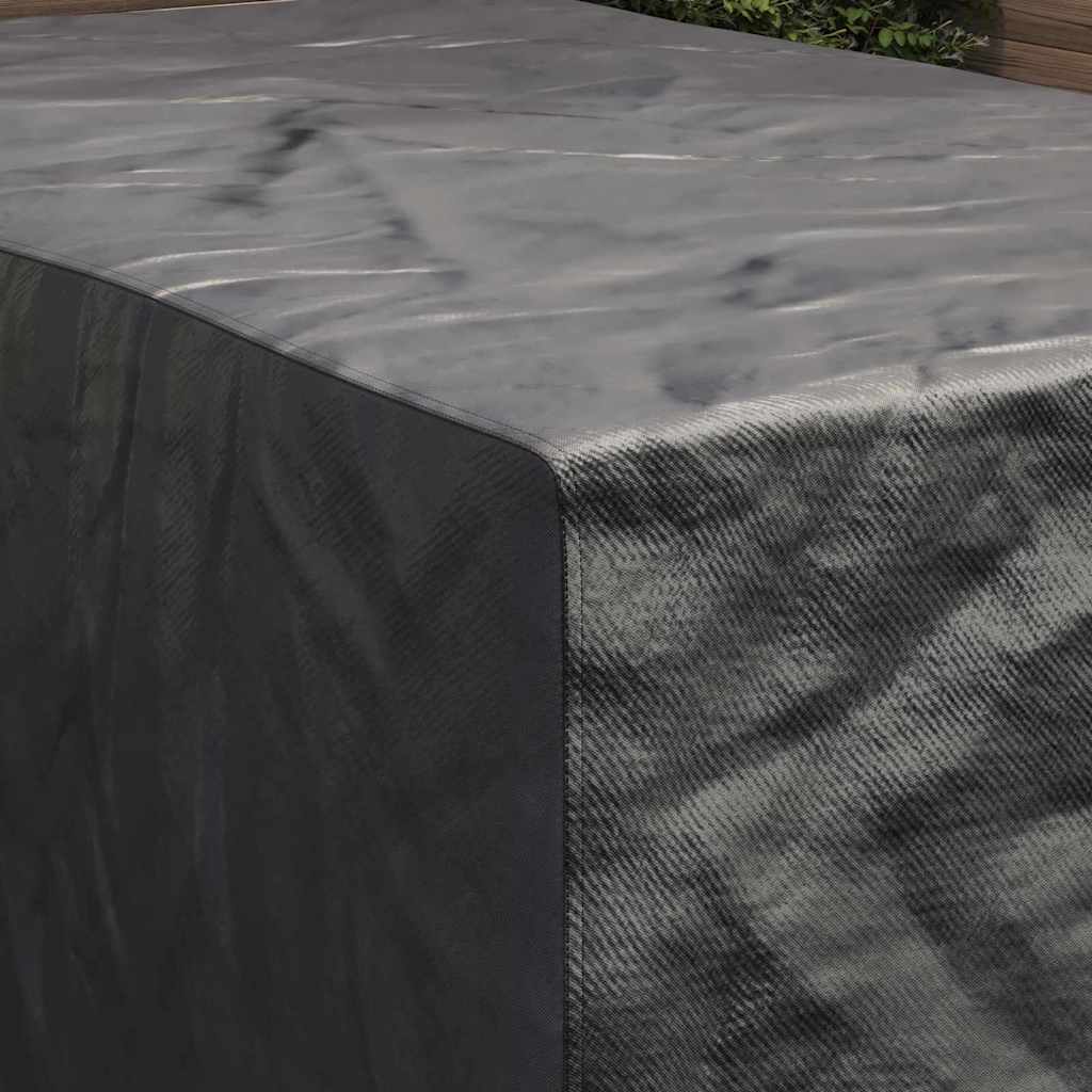 Outdoor Furniture Cover Black 143 x 225 x 90 cm 420D