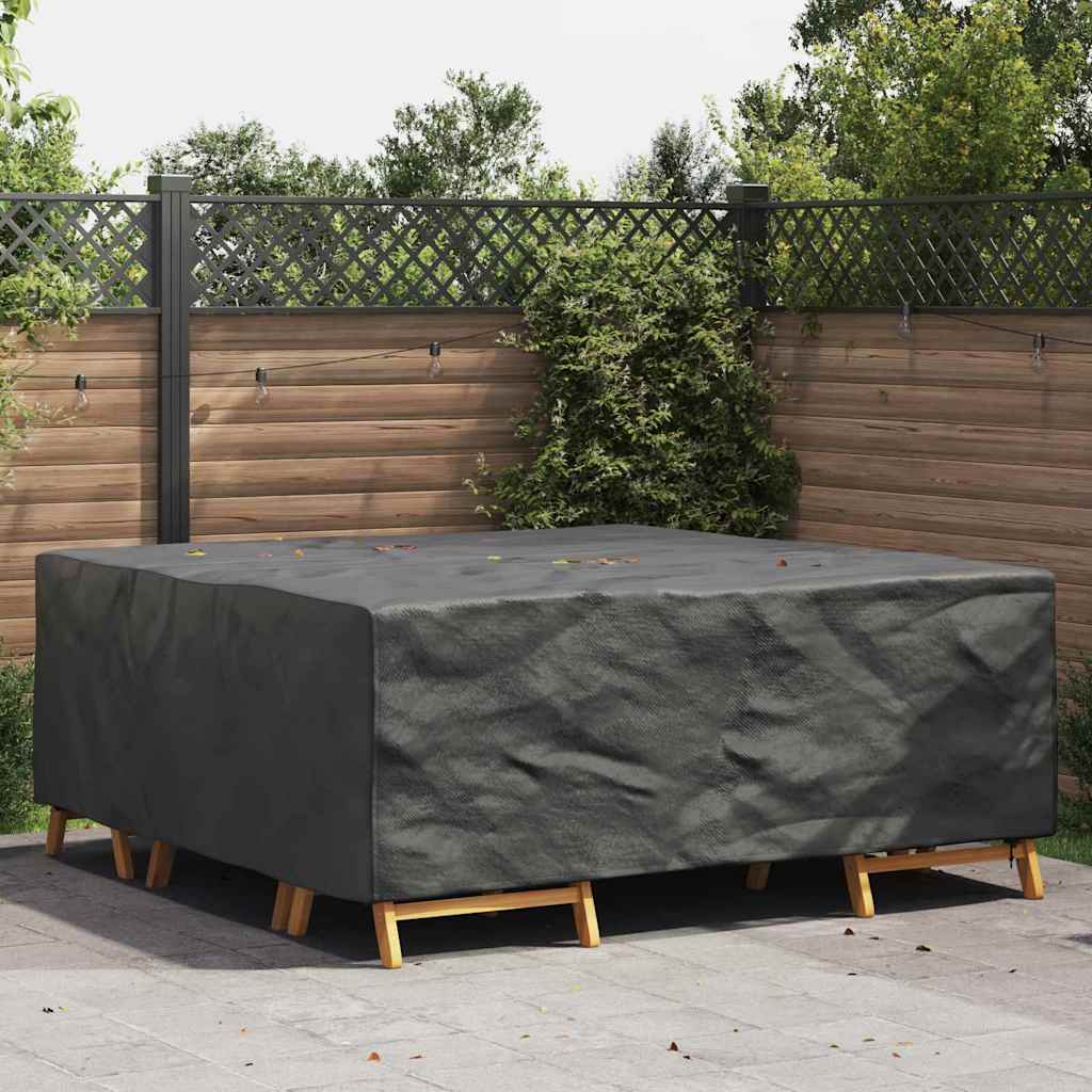Outdoor Furniture Cover Black 200 x 200 x 90 cm 600D