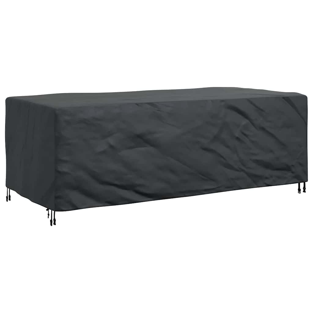 Outdoor Furniture Cover Black 220 x 110 x 70 cm 600D