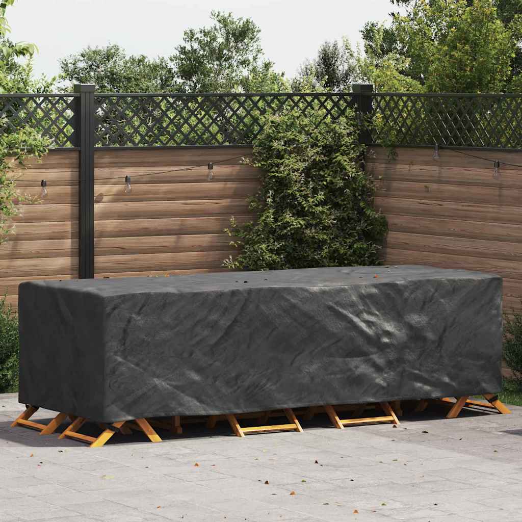Outdoor Furniture Cover Black 270 x 110 x 70 cm 600D