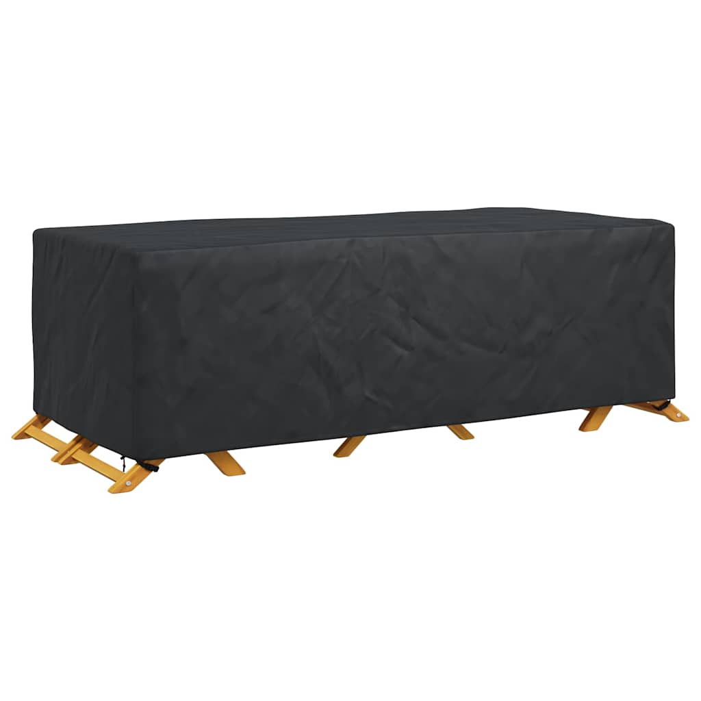 Outdoor Furniture Cover Black 300 x 140 x 90 cm 600D