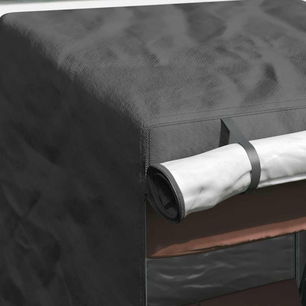 Outdoor Swing Cover Black 120 x 90 x 155 cm 210D Oxford Fabric