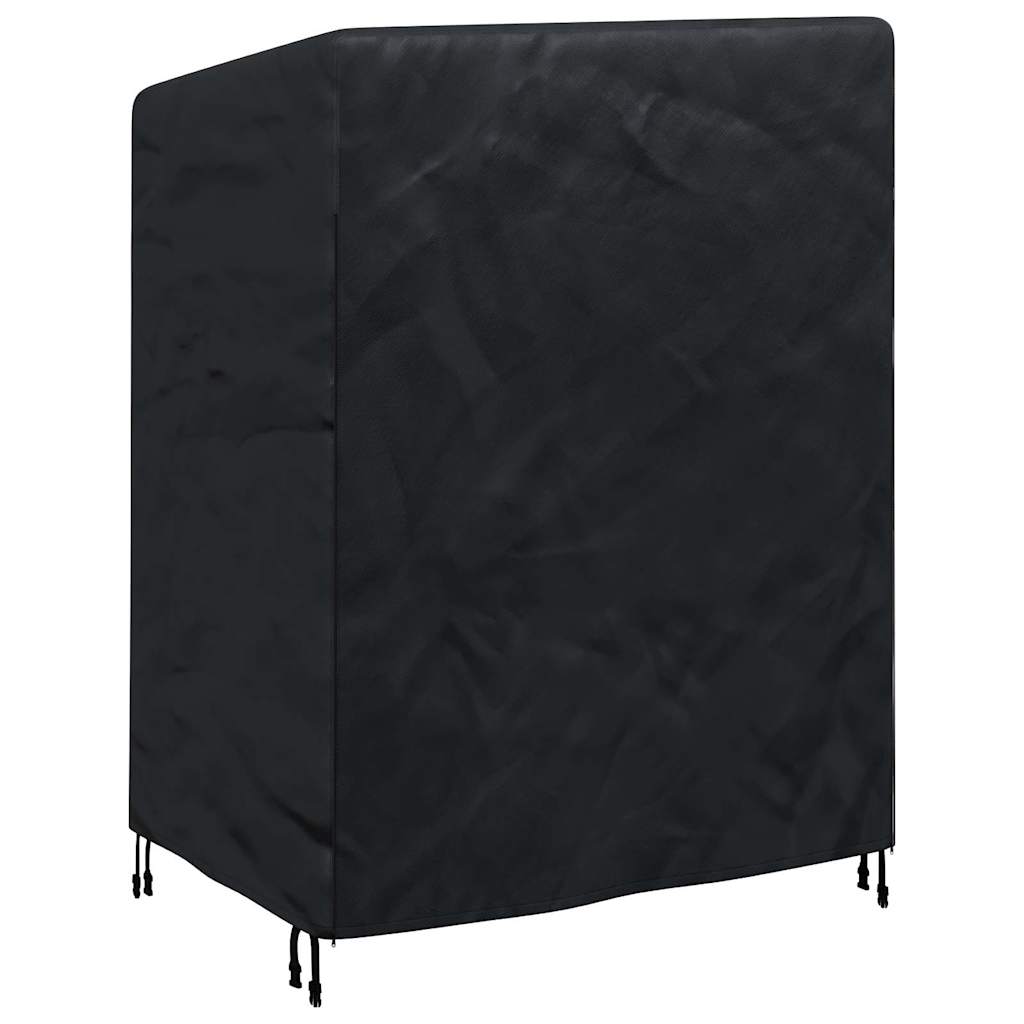 Outdoor Swing Cover Black 120 x 90 x 155 cm 210D Oxford Fabric