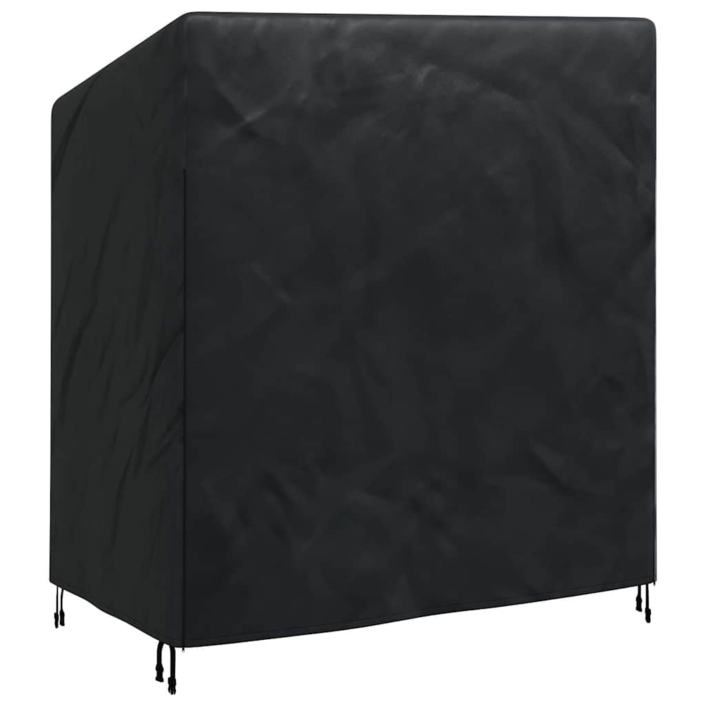 Outdoor Swing Cover Black 135 x 100 x 165 cm 600D Oxford Fabric