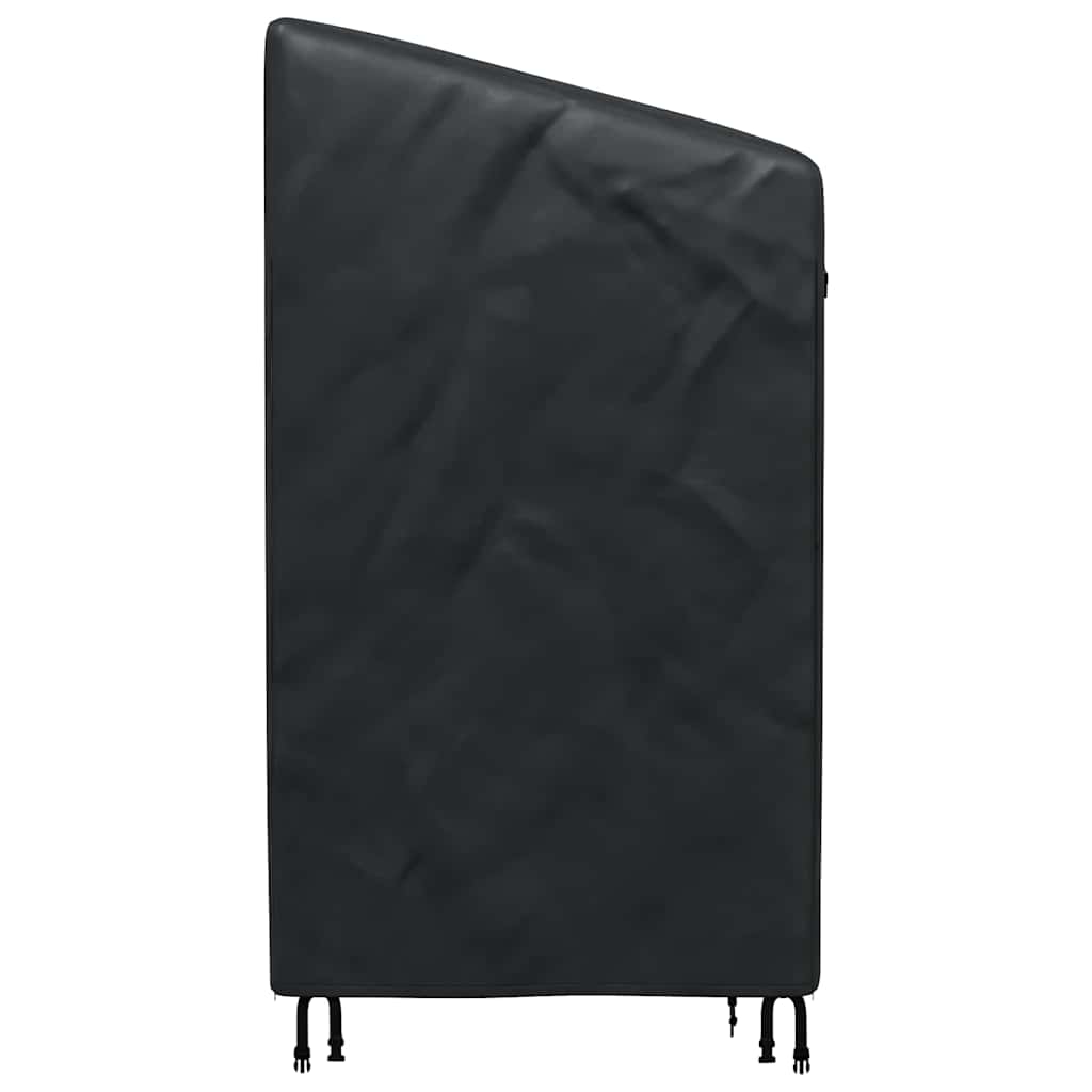 Outdoor Swing Cover Black 155 x 95 x 165 cm 600D Oxford Fabric