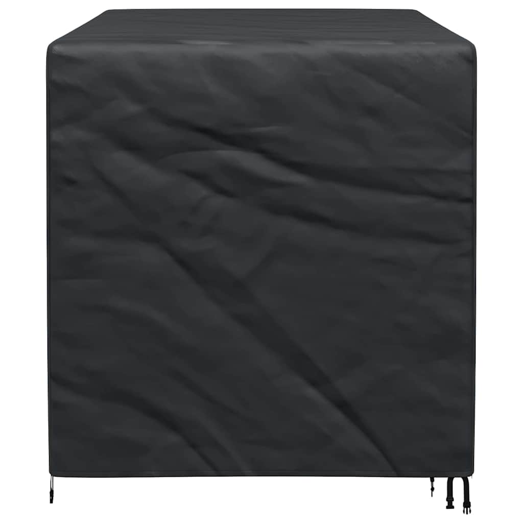 Outdoor Swing Cover Black 220 x 125 x 170 cm 420D Oxford Fabric