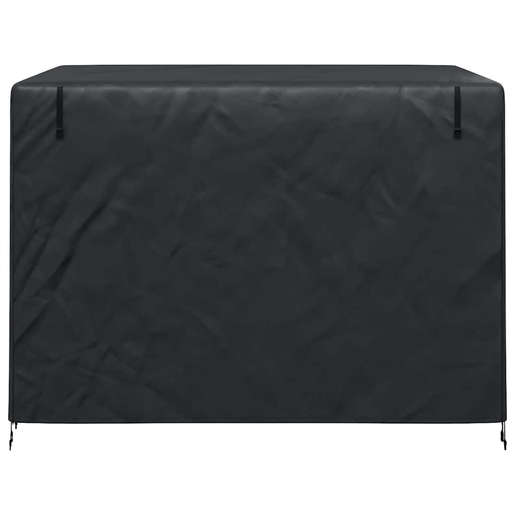 Outdoor Swing Cover Black 220 x 125 x 170 cm 600D Oxford Fabric