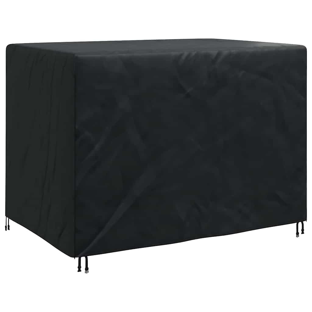 Outdoor Swing Cover Black 220 x 150 x 150 cm 420D Oxford Fabric