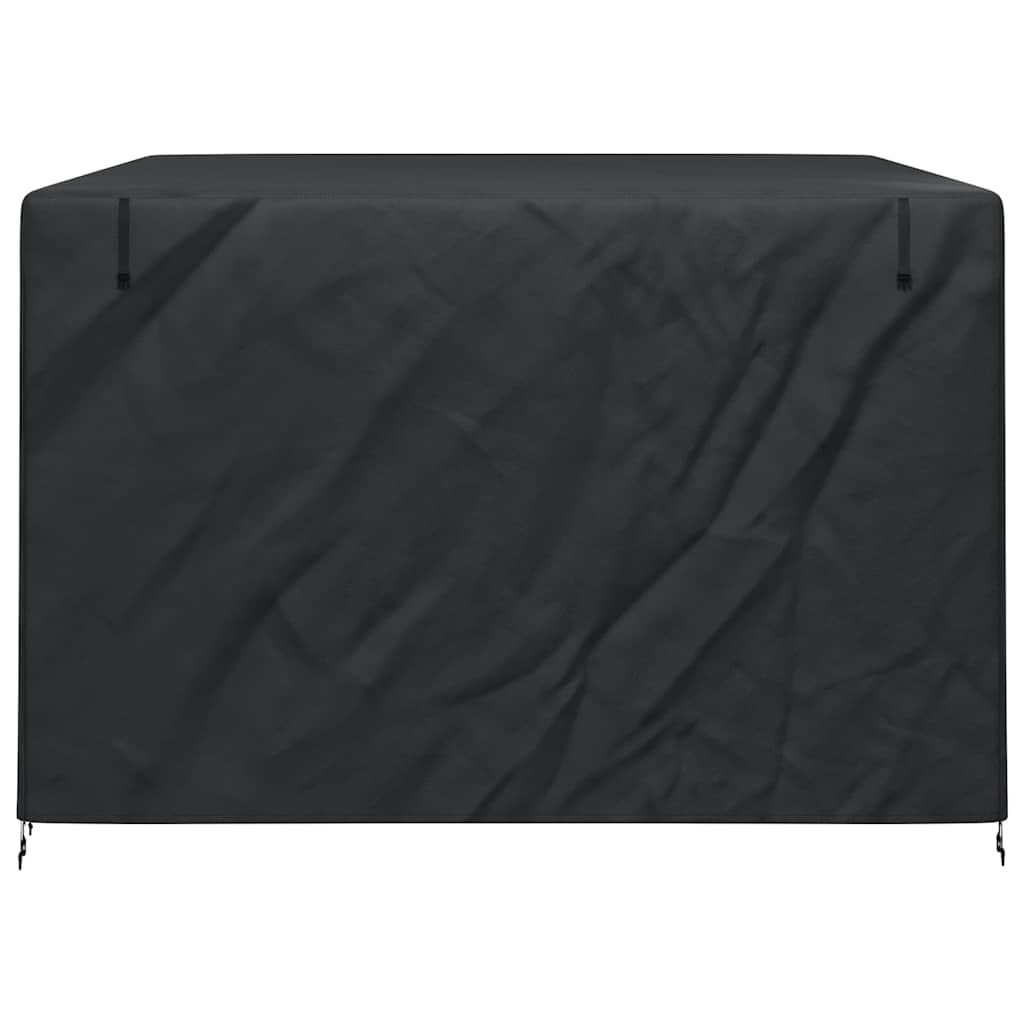 Outdoor Swing Cover Black 250 x 250 x 160 cm 420D Oxford Fabric