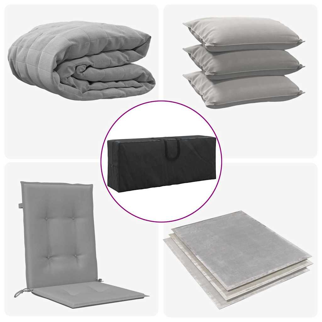 Outdoor Strorage Bag Black 125 x 32 x 50 cm 210D oxford fabric