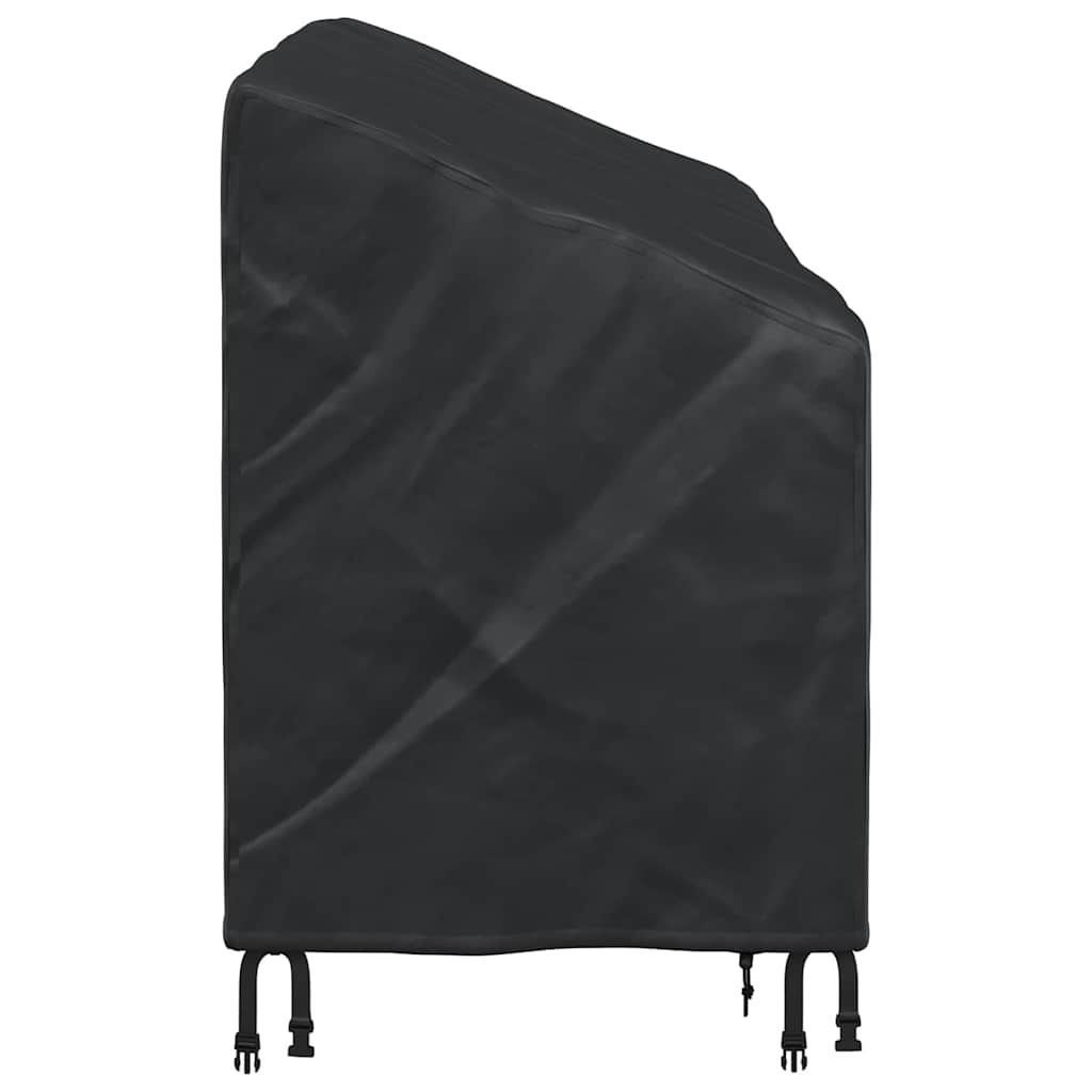 Garden Bench Cover Black 165 x 70 x 65 / 94 cm 420D fabric