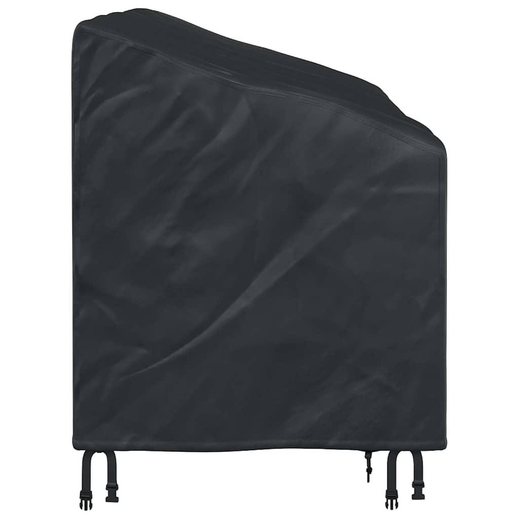 Garden Bench Cover Black 205 x 85 x 65 / 94 cm 210D fabric
