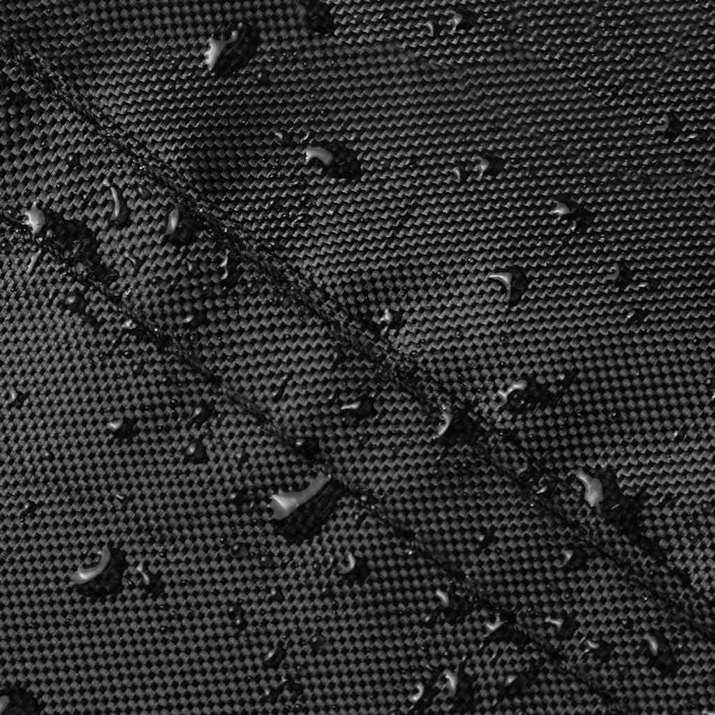 Garden Bench Cover Black 220 x 100 x 89 cm 420D oxford fabric