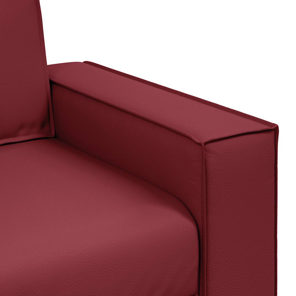 Sofa Chair Wine red 99 x 78 x 84 cm Artificial Leather