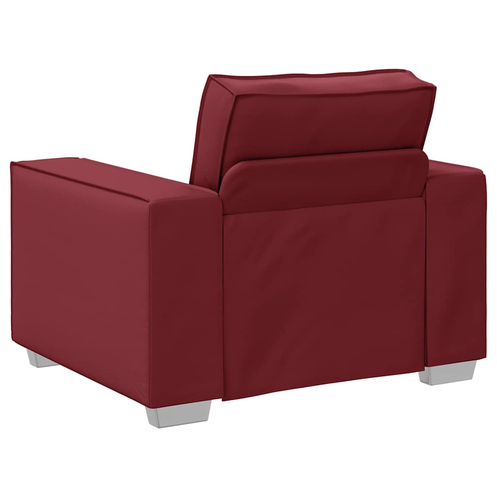 Sofa Chair Wine red 99 x 78 x 84 cm Artificial Leather